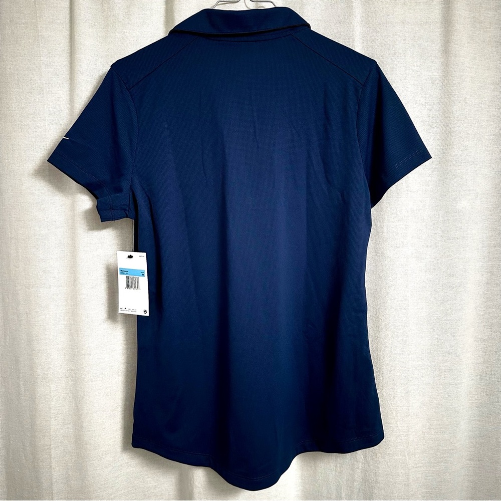 Gulfstream branded Nike Dri-Fit Polo Shirt in Navy Blue, Women’s Size M - Picture 5 of 6
